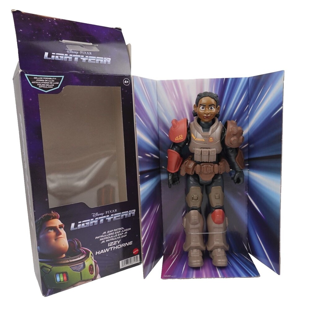 Disney Pixar Izzy Hawthorne Jr Zap Patrol Lightyear 10.6" Action Figure Mattel